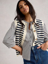 Afbeelding in Gallery-weergave laden, WHITE STUFF SIENNA STRIPE BUTTON TANK