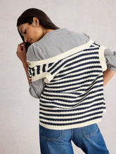 Afbeelding in Gallery-weergave laden, WHITE STUFF SIENNA STRIPE BUTTON TANK