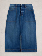 Afbeelding in Gallery-weergave laden, WHITE STUFF Tia Denim Midi Skirt