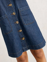 Afbeelding in Gallery-weergave laden, WHITE STUFF Rose Denim Pinafore