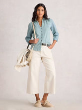 Afbeelding in Gallery-weergave laden, WHITE STUFF ANNIE MIX JERSEY SHIRT in DUSTY GREEN