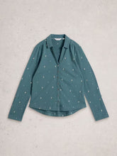 Afbeelding in Gallery-weergave laden, WHITE STUFF ANNIE EMBROIDERED JERSEY COLLARED SHIRT