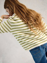 Afbeelding in Gallery-weergave laden, WHITE STUFF BELLE STRIPE CARDI