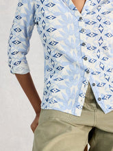 Afbeelding in Gallery-weergave laden, WHITE STUFF WOMENS ANNIE COLLARED JERSEY SHIRT