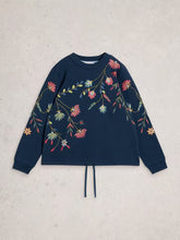Afbeelding in Gallery-weergave laden, WHITE STUFF FLORAL EMBROIDERED SWEAT