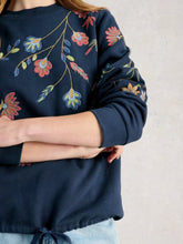 Afbeelding in Gallery-weergave laden, WHITE STUFF FLORAL EMBROIDERED SWEAT