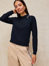 Afbeelding in Gallery-weergave laden, WHITE STUFF POPPY POLO LS JUMPER
