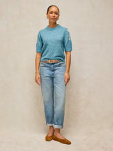 Afbeelding in Gallery-weergave laden, WHITE STUFF KNITTED EMBROIDERED TEE