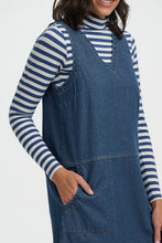 Afbeelding in Gallery-weergave laden, SUGARHILL Cecil Tunic Dress - Mid Blue Denim