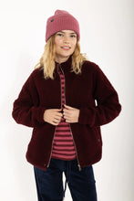 Afbeelding in Gallery-weergave laden, DANEFAE Danedada pluizige wollen fleece tas met ritssluiting en bessencompote