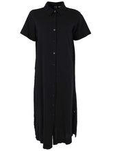 Afbeelding in Gallery-weergave laden, DANEFAE Danepippi SS Seersucker Dress Black
