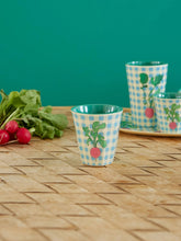 Afbeelding in Gallery-weergave laden, RICE Middelgroot Melamine Beker - Blauw - Ravishing Radish Print