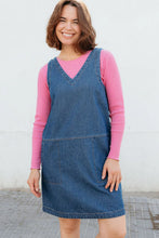 Afbeelding in Gallery-weergave laden, SUGARHILL Cecil Tunic Dress - Mid Blue Denim