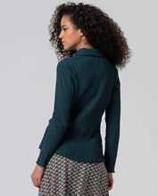 Afbeelding in Gallery-weergave laden, Surkana textured shirt bottle green