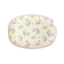 Afbeelding in Gallery-weergave laden, RICE Small Melamine Rechthoekig bord - Crème - Fish