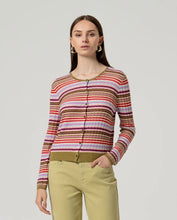 Afbeelding in Gallery-weergave laden, SURKANA Striped Round Neck Cardigan
