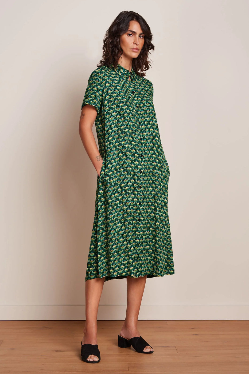 KING LOUIE Vica Dress Toulouse Dobby