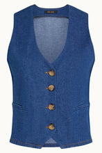 Afbeelding in Gallery-weergave laden, KING LOUIE Bianca Gilet Chambray
