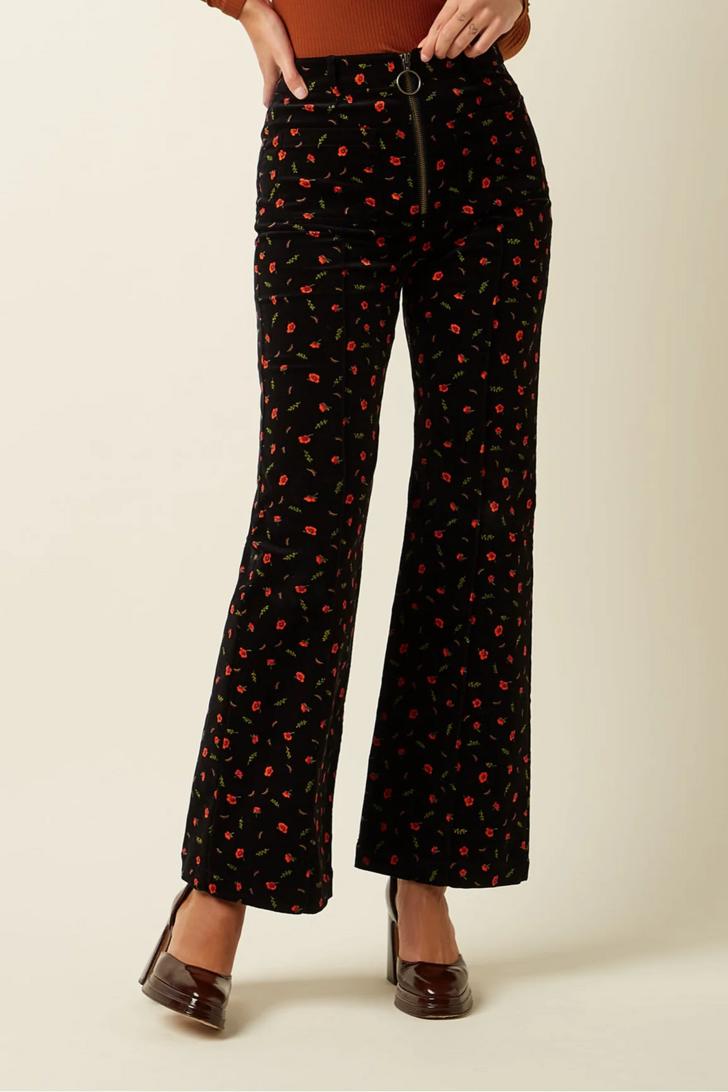 KING LOUIE Ida Front Zip Pants Nival