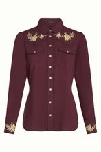 Afbeelding in Gallery-weergave laden, KING LOUIE Western Blouse Rosetta Embroidery
