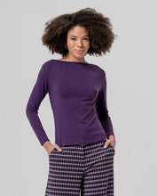 Afbeelding in Gallery-weergave laden, SURKANA Boat Neck T-shirt – Paars

