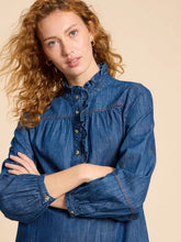 Afbeelding in Gallery-weergave laden, WHITE STUFF MAISIE DENIM DRESS
