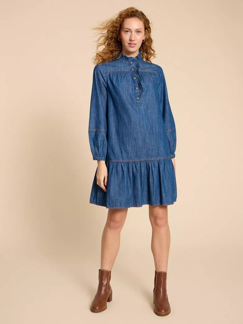 WHITE STUFF MAISIE DENIM DRESS