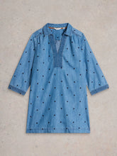 Afbeelding in Gallery-weergave laden, WHITE STUFF Blaire Denim Embroidered Tunic
