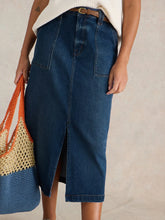 Afbeelding in Gallery-weergave laden, white stuff Maren Denim Midi Skirt
