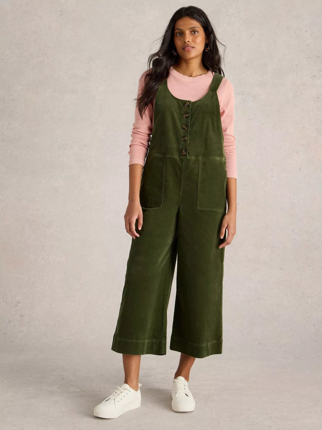 WHITE STUFF Viola Cord Dungaree