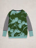 WHITE STUFF OLIVE PRINT JUMPER
