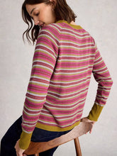 Afbeelding in Gallery-weergave laden, WHITE STUFF LULU PATTERN CARDIGAN
