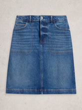 Afbeelding in Gallery-weergave laden, WHITE STUFF Tia Denim Rok
