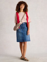 Afbeelding in Gallery-weergave laden, WHITE STUFF Tia Denim Rok
