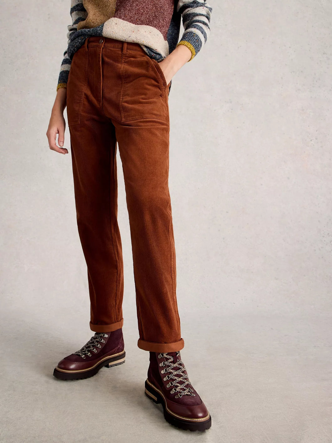 WHITE STUFF Womens Twister Cord Trouser