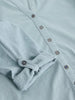 WHITE STUFF ANNIE MIX JERSEY SHIRT in DUSTY GREEN