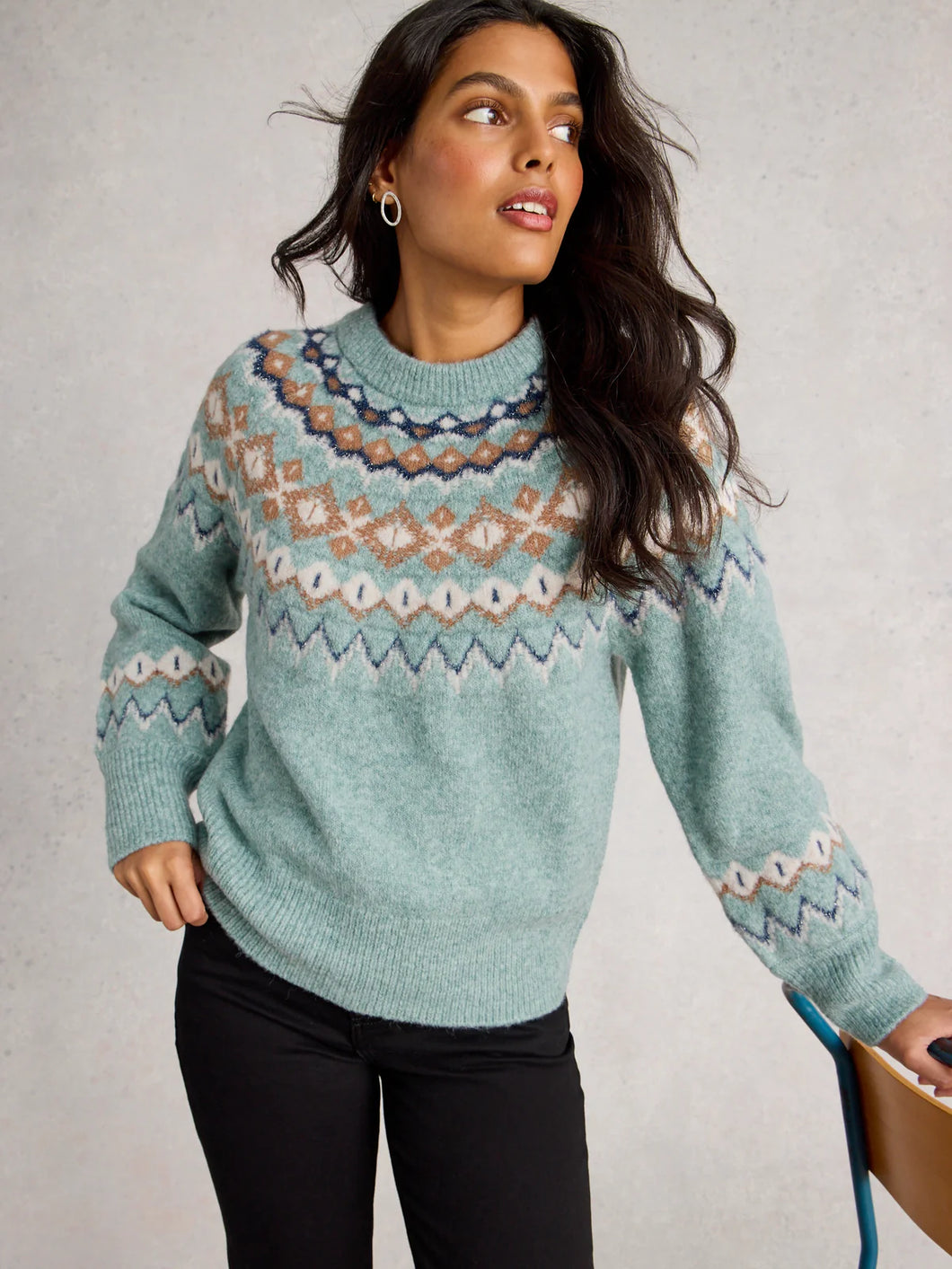 White Stuff Arctic Fairisle Jumper