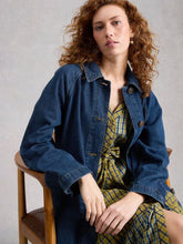 Afbeelding in Gallery-weergave laden, WHITE STUFF Oakleigh Collared Denim Coat
