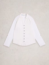 Afbeelding in Gallery-weergave laden, WHITE STUFF ANNIE MIX JERSEY COLLARED SHIRT
