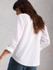 WHITE STUFF ANNIE MIX JERSEY COLLARED SHIRT