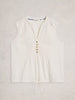 WHITE STUFF PEONY SLEEVELESS SHIRT