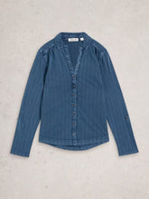 Afbeelding in Gallery-weergave laden, WHITE STUFF ANNIE INDIGO JERSEY SHIRT

