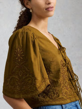 Afbeelding in Gallery-weergave laden, WHITE STUFF Erin Tie Front Top
