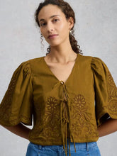 Afbeelding in Gallery-weergave laden, WHITE STUFF Erin Tie Front Top
