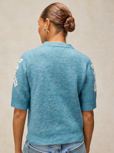Afbeelding in Gallery-weergave laden, WHITE STUFF KNITTED EMBROIDERED TEE
