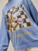WHITE STUFF CLEO LONGLINE GRAPHIC SWEAT