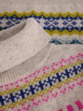 Afbeelding in Gallery-weergave laden, WHITE SUFF FELICITY FAIRISLE JUMPER
