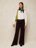 WHITE STUFF TIA VELVET WIDE LEG TROUSER