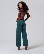 Afbeelding in Gallery-weergave laden, Surkana Flared Pants With Patch Pocked -Steel Blue
