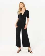 Afbeelding in Gallery-weergave laden, SURKANA Stretch short sleeve jumpsuit Black
